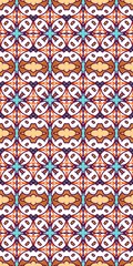 Quirky Doodles Cartoon Cookies geometric seamless pattern