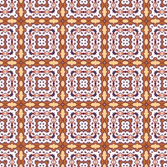 Quirky Doodles Cartoon Cookies geometric seamless pattern