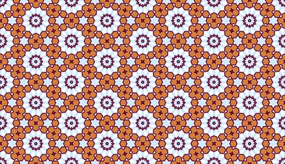 Quirky Doodles Cartoon Cookies geometric seamless pattern