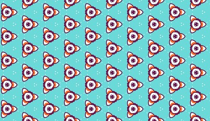 Vibrant Mandala Boho Tiles Fiesta Patterns geometric seamless