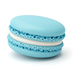 A colorful stack of delicious French macarons, a sweet and tasty assortment of traditional dessert biscuits