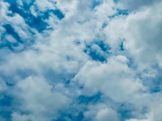 blue sky with clouds