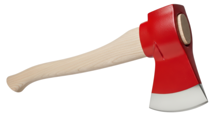 Isolated Red Axe