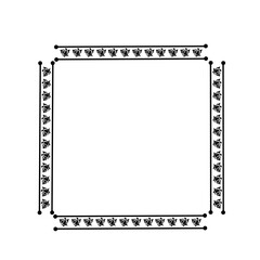square rose frame icon