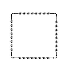 square rose frame icon