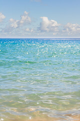 abstract calm clear blue sea with sunshine background, Tenerife