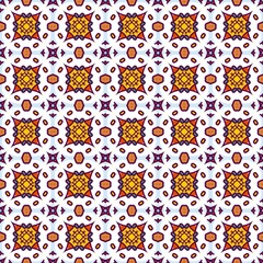 Fiesta Patterns Vibrant Mandala geometric seamless pattern