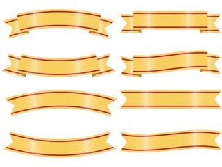 いろいろリボンセット黄赤