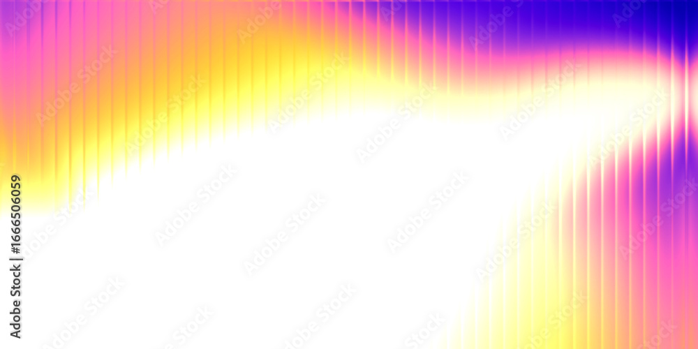 Poster a vibrant abstract background with a smooth gradient of purple, pink, and yellow hues, creating a lu