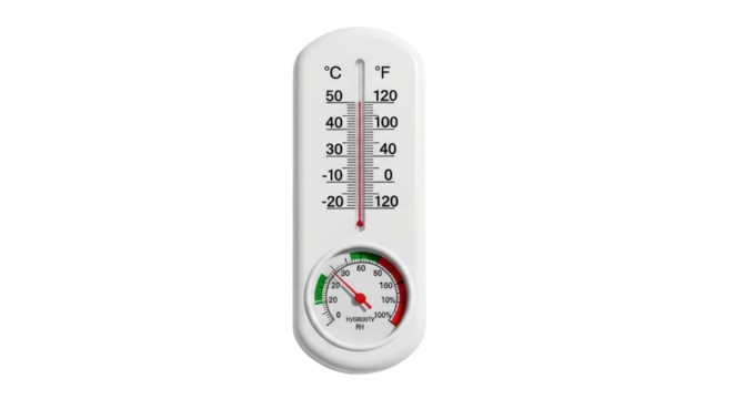 Isolated Thermometer