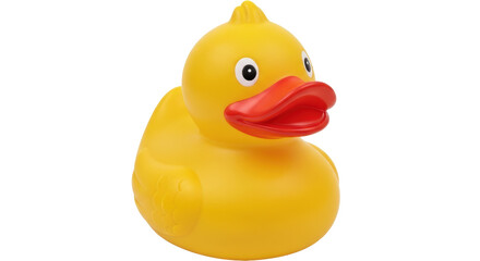 Isolated Yellow Rubber Duck