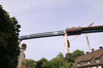 Neubau der Rahmedetalbr&uuml;cke bei L&uuml;denscheid im Sauerland	
