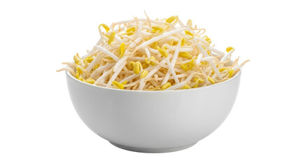 Isolated Bowl of Bean Sprouts