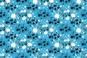 decorative splashes. seamless texture of abstract spots and splashes decorative for fabric and paper design