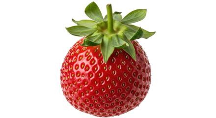 Isolated Ripe Red Strawberry