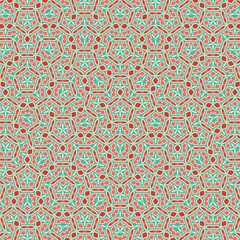 Retro Revival Mid-Century Mod geometric seamless pattern