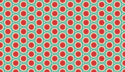 Retro Revival Mid-Century Mod geometric seamless pattern