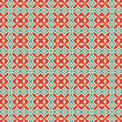 Retro Revival Mid-Century Mod geometric seamless pattern
