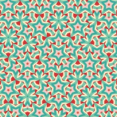 Retro Revival Mid-Century Mod geometric seamless pattern
