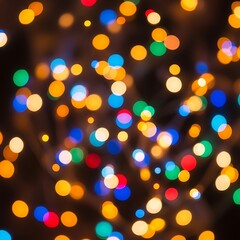 Obraz premium Colorful bokeh lights (4)