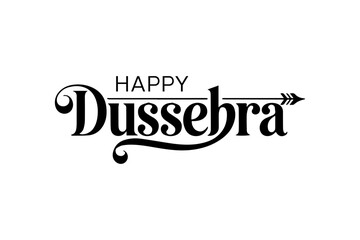 Happy Dussehra Typography Designs © Varsha