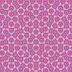 Fuchsia Fusion Pink Prism geometric seamless pattern
