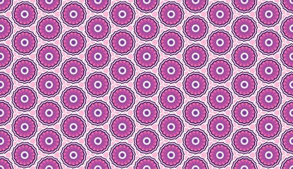 Fuchsia Fusion Pink Prism geometric seamless pattern