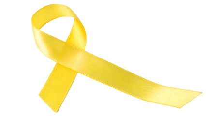 "Yellow Ribbon Symbol of Hope – World Suicide Prevention Day PNG"