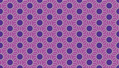 Fuchsia Fusion Pink Prism geometric seamless pattern