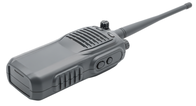 Isolated Walkie Talkie