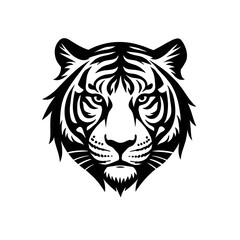 Obraz premium Tiger head vector style