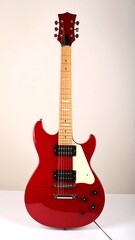 Fototapeta premium Red electric guitar