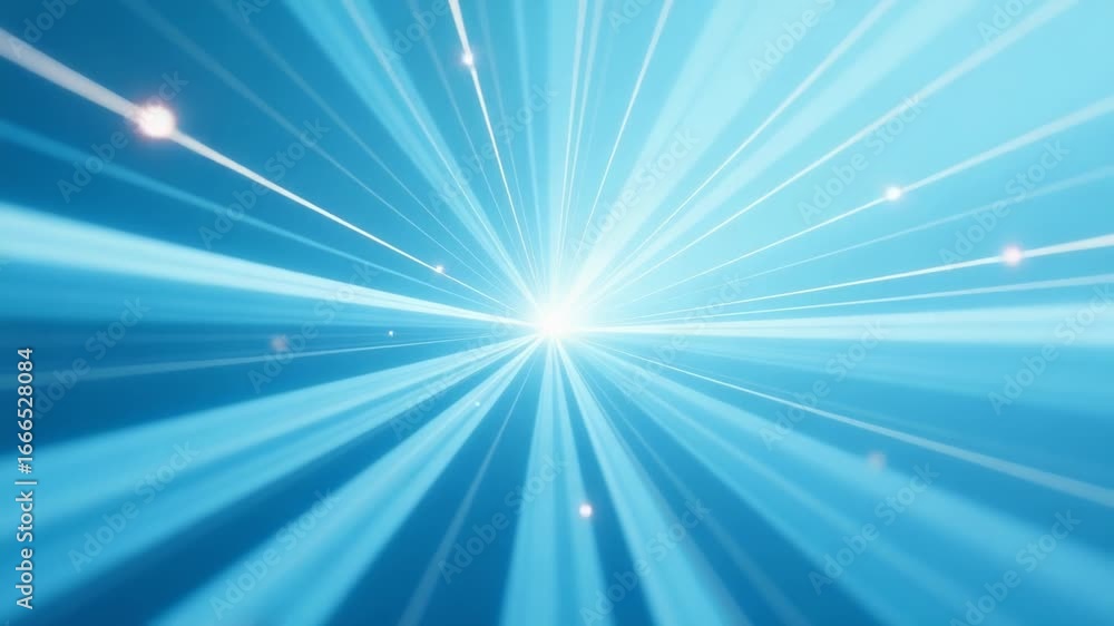 Canvas Prints a serene and celestial scene featuring a blue background with white lines and stars