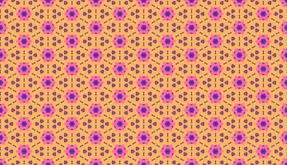 Candy Pop Funky Fiesta geometric seamless pattern