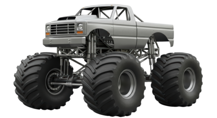 Isolated monster truck
