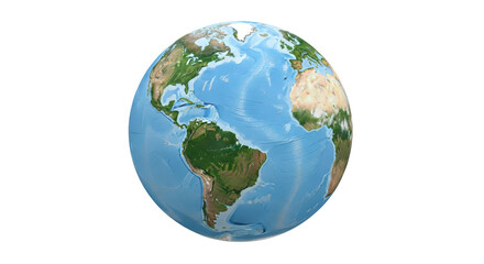 Isolated Planet Earth