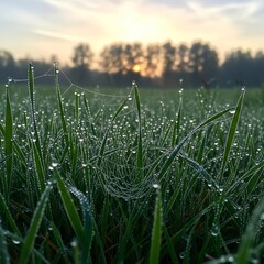 morning dew on the grass