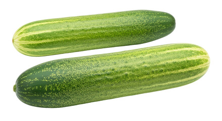 Isolated Cucumbers