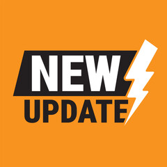 New update logo template illustration