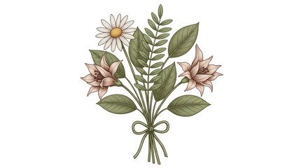 Isolated Bouquet