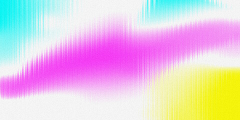 A vibrant abstract background with streaks of neon blue, pink, and yellow creating a dynamic and...