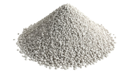 Isolated Pile of Cat Litter