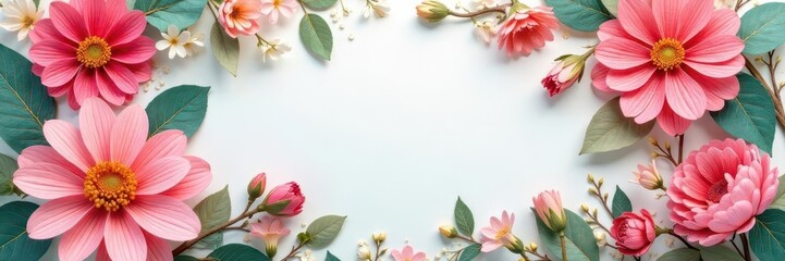 Fototapeta premium Described floral paper with intricate cutouts, craft, paperwork