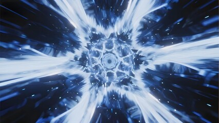 Radiant Cosmic Vortex with Symmetrical Patterns