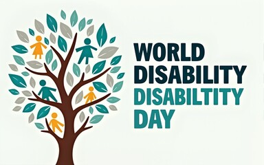 Obraz premium World Disability Day, poster and banner. High quality
