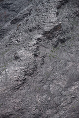 Landscapes devastated by forest fires in Courel Lugo Galicia
