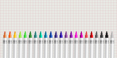 Marker, Felt-tip pen, back to school, background