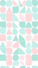Pastel geometric pattern