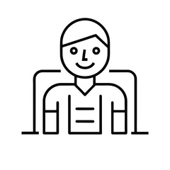 Diverse skin tone outline icons representing all human complexions on a clean white background