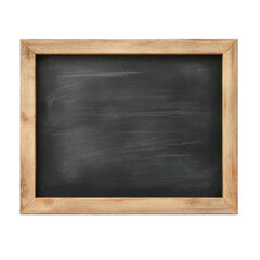 Empty blackboard wooden frame blank chalkboard classroom education copy space isolated